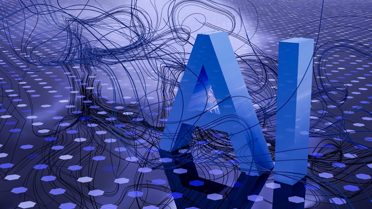 Huge AI fonts are entangled in lines